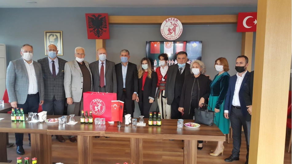 Arnavutluk Cumhuriyeti Ankara Büyükelçisi Sayın Kastriot ROBO Derneğimizi Ziyaret Etti.